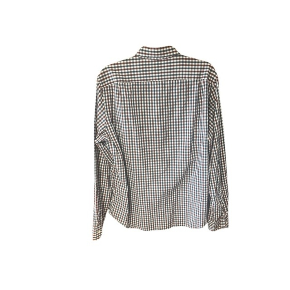 J.Crew Factory Slim Fit Gingham Long Sleeve Button Down‎ Shirt - Picture 2 of 4
